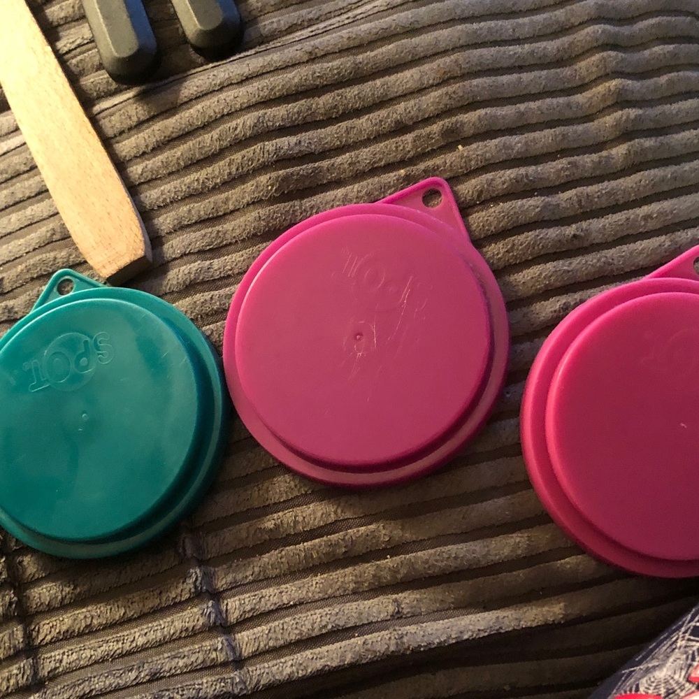 Collapsible Silicone Cup Set - Pink & Teal - Unbranded